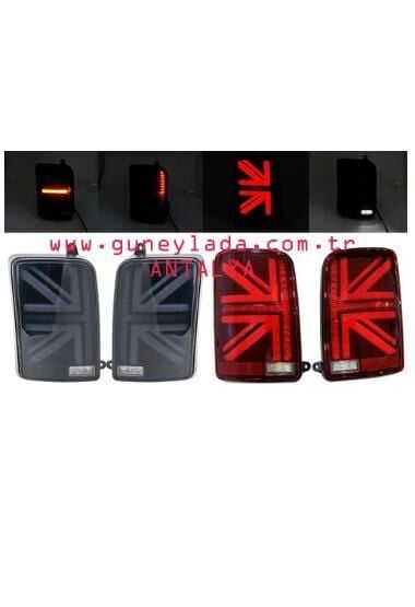 YM. ELEK-STOP LAMBASI KOMPLE R-L KIRMIZI V LED TUNİNG 49 Lada Niva