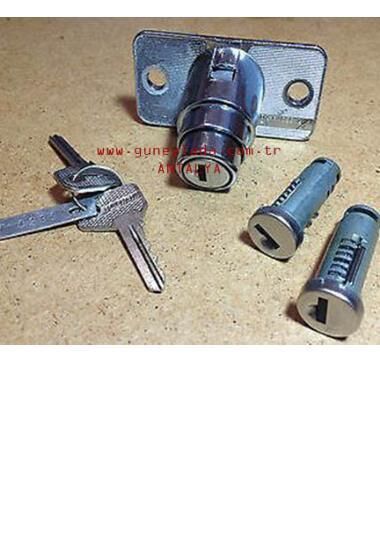 KAPORTA-BAGAJ KİLİDİ+FİŞEK KROM 47 49 Lada Vaz Niva