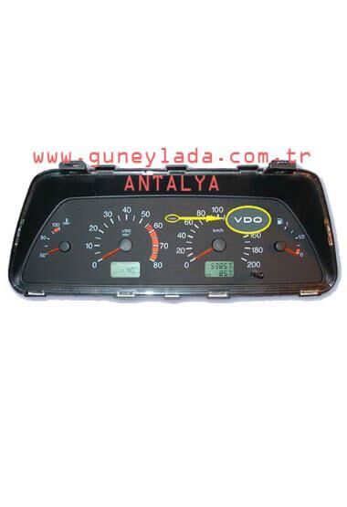 ELEK-GÖSTERGE KMP. ÇİFT DİJİTAL SİEMENS VDO 51 Lada Vega