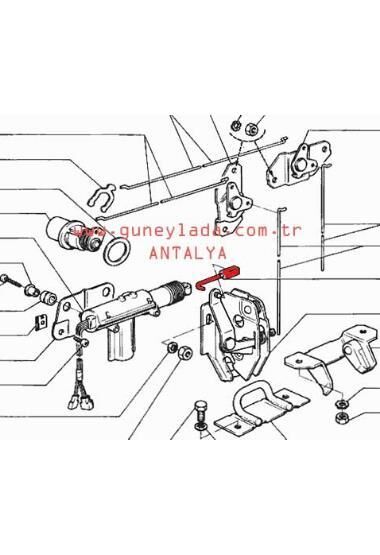 KAPORTA-BAGAJ AÇMA KİLİT ÇUBUĞU 51