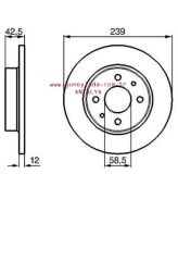 FREN-DİSKİ TKM. 49 Lada Niva
