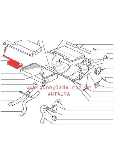 KALORİFER HAVALANDIRMA PNAE 51 Lada Vega