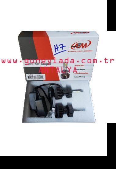 AMPUL FAR H7 KISA ZENON LED AEM 6000K
