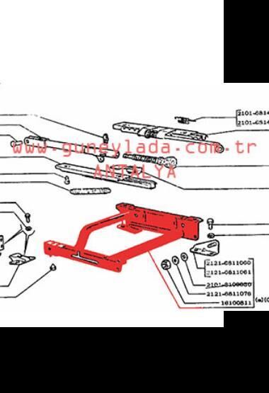 KOLTUK ÖN-KIZAĞI ALTI SAĞ 49 Lada Niva