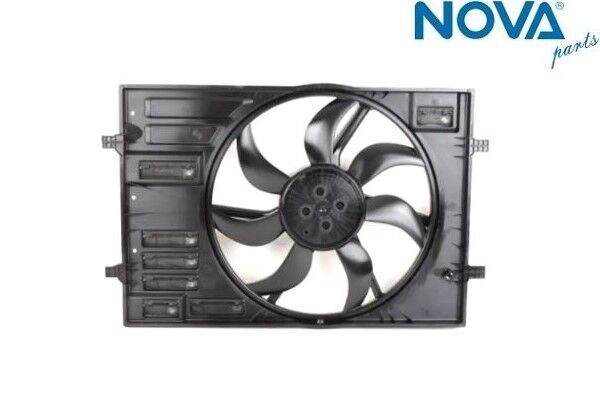 Volkswagen Golf - Fan Motoru & Çerçevesi (Set) (Brose Tip) 1.4 CXSA-CHPA-CZDA-CZCA-CPTA - [Volkswagen Passat, Touareg; Skoda Superb; Seat Leon] - 5Q0121203CL