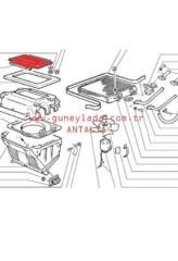 KALORİFER KUTU ÜST KAPAĞI 49 Lada Niva