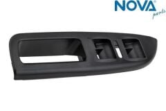 Skoda Octavia - Kapı İç Çekme Kol ve Kapak (4 Lü Siyah) 04-13 - 1Z1867171D_47H