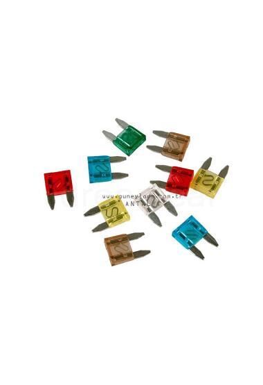 SİGORTA Cam MİNİ [ 15A Mavi ]