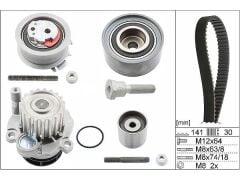 EKSANTİRİK,TRİGER SETİ + DEVİRDAİM [2.0 TDI,AZV,CLCB,BKD,CFHC,BMN,CEGA,CLJA,CFFB] AUDI,SEAT,SKODA,VW