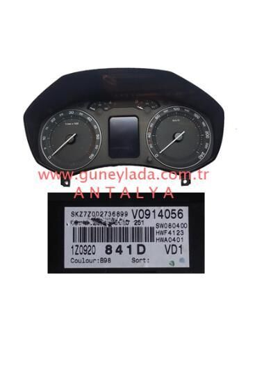 GÖSTERGE KİLOMETRE KOMPLE   [Skoda Octavia BKC,BKD,B** - 1.9,2.0] 1Z0920841D,VDO-A2C53088698