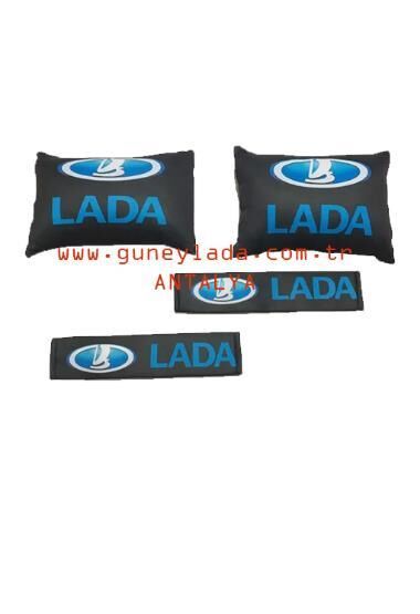 BOYUN YASTIK SETİ SİYAH Lada Samara Vega Niva 48 49 51