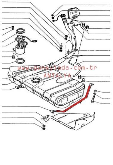 1600cc BENZİN-DEPO ASKI DEMİRİ 51 Lada Vega