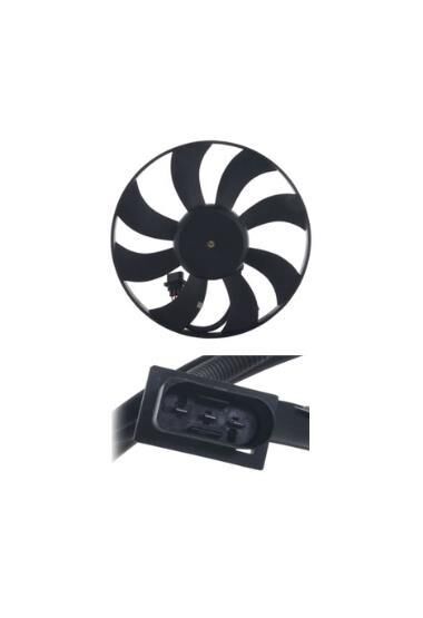 FAN MOTORU 385mm [Skoda Fabia, Roomster, Volkswagen AMF,BNM,BNV] 6Q0959455AE Kale 414700
