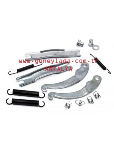 FREN-ARKA BALATA KİLİTLEME SACI TKM. TAM SET 48 51 52 Lada Samara Vega Kalina