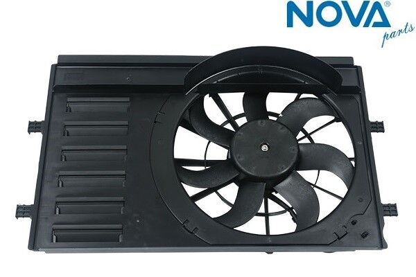 Skoda Fabia - Fan Motoru ve Çerçevesi (Set) (3 Fişli) 1.4 16V-1.4 TDI BBY-BKY-BBZ-BNV-BNM - [Seat Ibiza, Cordoba, Volkswagen Polo] - 6R0121207C