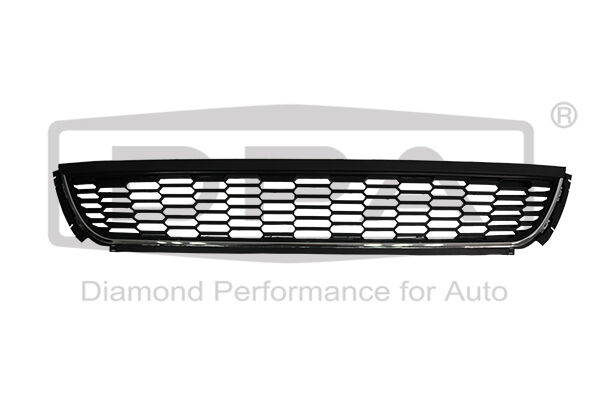 Volkswagen Polo - Tampon Izgarası Orta (Krom) 10-15 - 6R0853671