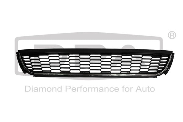 Volkswagen Polo - Tampon Izgarası Orta (Krom) 10-15 - 6R0853671