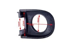 Volkswagen Polo - Kapı Kolu Kapağı Ön Sol & Sağ - [Seat Ibiza; Seat Toledo; Skoda Fabia; Skoda Rapid; Skoda Yeti] - 6R4837879A