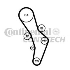 Audi A3 - Triger Kayış 2.0 FSI AXW-AWA - [Audi A4] - 06D109119