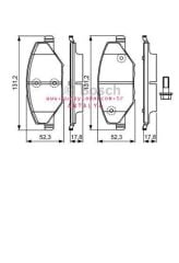 FREN BALATASI TAKIM ÖN [Skoda Fabia 09-15,Rapid 12-16]