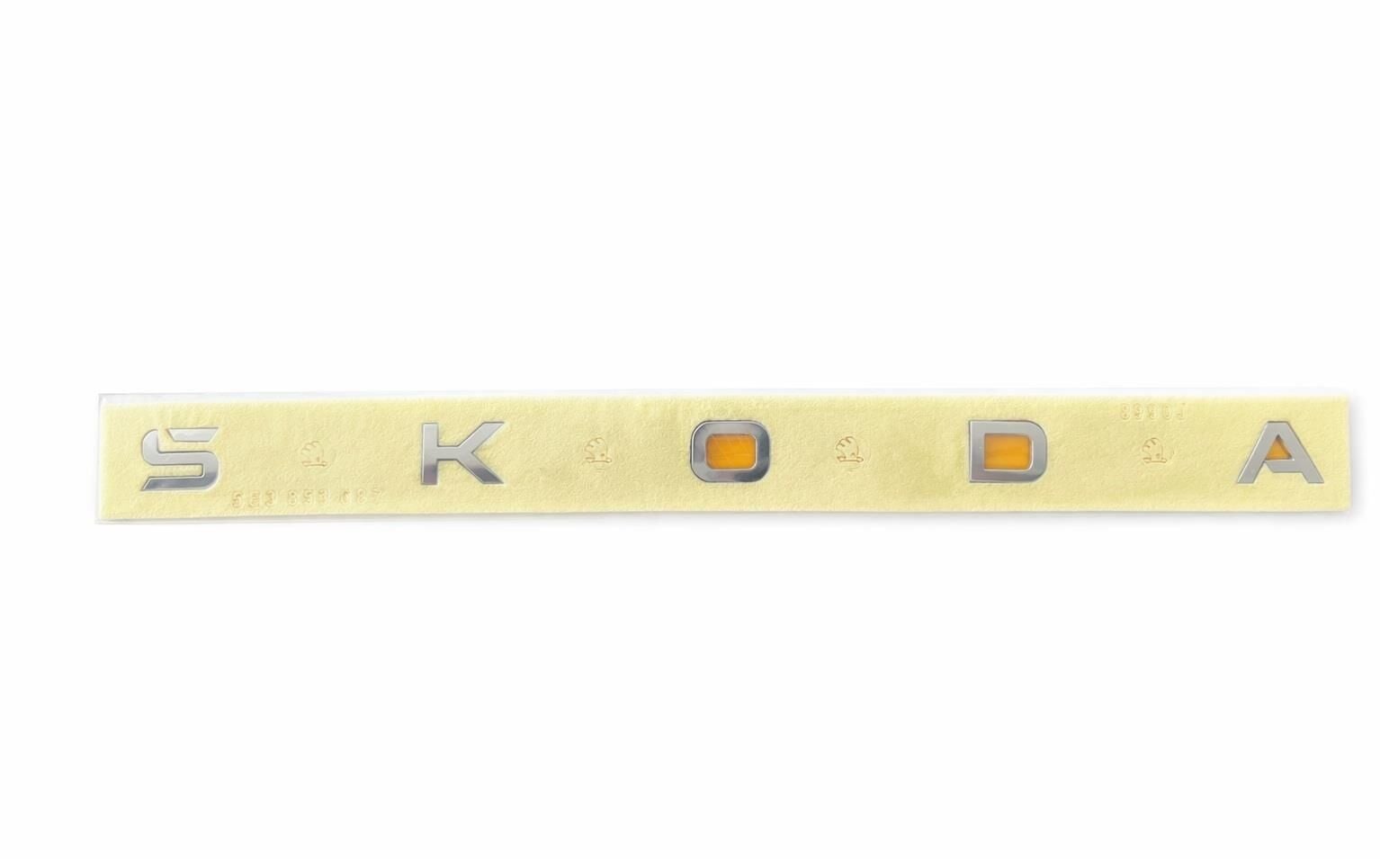 YAZI, Skoda Bagaj Kapağı Yazısı Krom 5E3853687G 5E3853687G_2ZZ