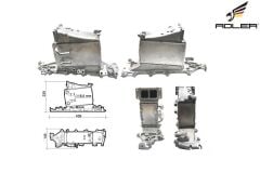 Volkswagen Golf - Emme Manifoldu (Tek) (Egr Yeri KapalXXB-DDYA-CRKB-DGTE-CRKB - [Audi A3; Skoda Octavia; Seat Leon] - 04L129766Nı Tip) 1.6-2.0 TDI CLHA-CLHB-C