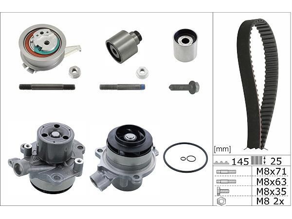 EKSANTİRİK,TRİGER SETİ + DEVİRDAİM - SENSÖRSÜZ [1.6,2.0 TDI, AUDI,SEAT,SKODA,VW]