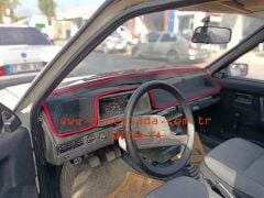 TORPİDO HALISI KORUYUCU ÖRTÜ 3D SİYAH KIRMIZI Lada Samara 48