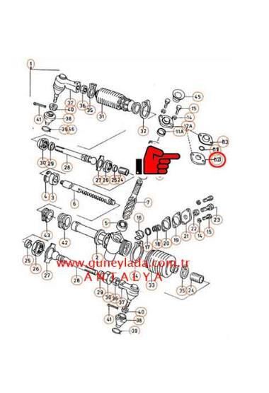 DİREKSİYON KUTU KEÇE KAPAĞI [Skoda Favorit,Forman,Felicia,Pickup]