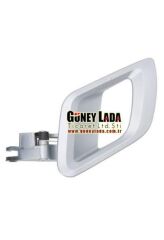 KAPI İÇ AÇMA KOLU - GRİ Ön veya Arka L-Sol [Skoda Fabia,Roomster 08-15]