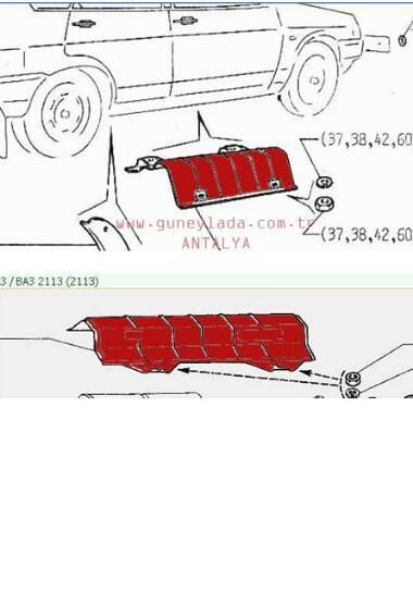 ENJ.MOTOR-KATALİZÖR KONVEKTÖR KORUYUCU 48 Lada Samara
