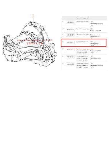 ŞANZIMAN KOMPLE  [Skoda Felicia,AEE 1.6MPİ]  12