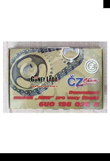 EKSANTRİK ZİNCİR ve DİŞLİ SETİ YM-30mm -CZ Chains- [Skoda Felicia,Pickup]