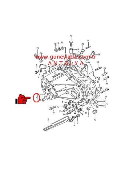 ŞANZIMAN DiFRANSİYEL KUTUSU  [Skoda Felicia AEE,AEF]   12