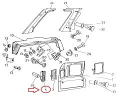 BAGAJ İÇ AYDINLAMA LAMBASI [Skoda Favorit , Forman]