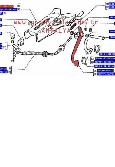 DEBRİYAJ-PEDALI 48 Lada Samara
