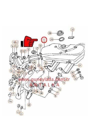 BENZİN DEPOSU [Skoda Felicia, Pickup] 12  