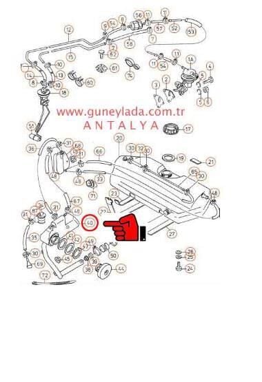 BENZİN DEPOSU HAVA TANKI VE BORUSU  YM [Skoda Favorit,Forman,Pickup]