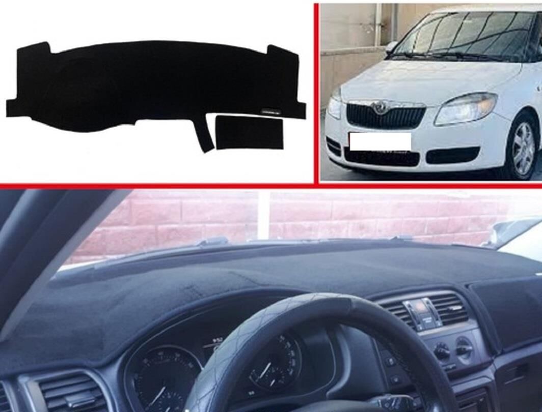TORPİDO HALISI KORUYUCU ÖRTÜ 3D SİYAH [Skoda Fabia II , Roomster  2007-2014]