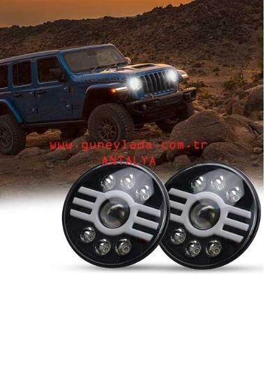 ELEK-FAR YM. TKM. 7'' HEADLİGHT LED TEPEGÖZ 47 49 Lada Vaz Niva