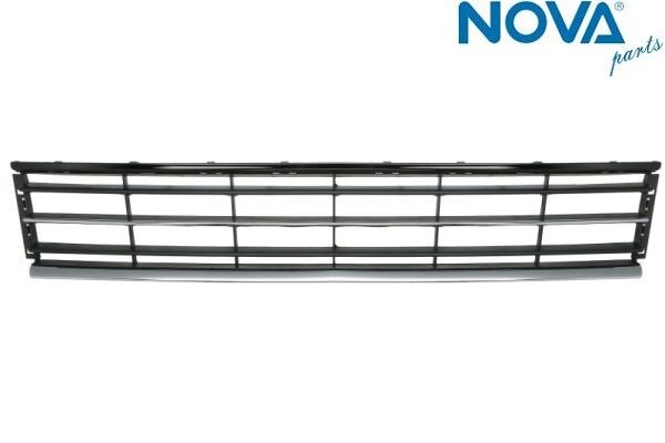Volkswagen Passat - Tampon Orta Izgara (Çift Krom) (Highliıne) 11-15 - 3AA853671B