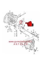 VİTES HİLAL MİLİ KİLİTLEME MEKANİZMASI [Skoda Favorit,Forman,Felicia] 12