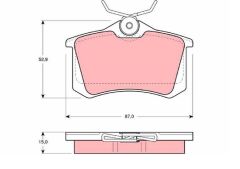 FREN BALATASI TAKIM ARKA [Skoda Fabia,Roomster,Octavia] 1K0698451J Beşer 4152