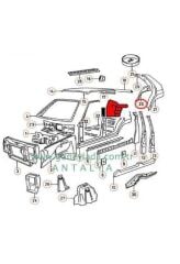 ÇAMURLUK İÇ ARKA,Podye  R-Sağ  [Skoda Favorit,Forman,Pickup] 11