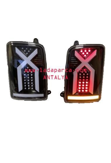 YM. ELEK-STOP LAMBASI KOMPLE R-L X LED TUNİNG 49 Lada Niva