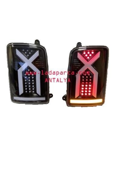 YM. ELEK-STOP LAMBASI KOMPLE R-L X LED TUNİNG 49 Lada Niva