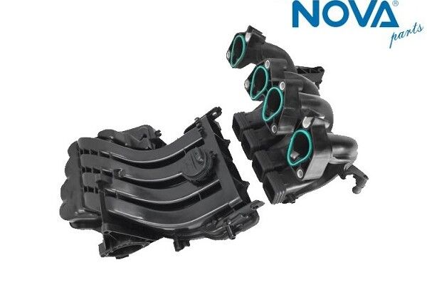 Volkswagen Golf - Emme Manifold Üst ve Alt Parçası (Set) (Basınç Sensörlü) 1.6 BSE-BSF-BGU - [Volkswagen Passat, Touareg, Skoda Octavia] - 06A133203EM