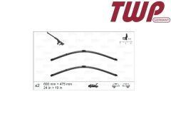 Volkswagen Golf - Silecek Süpürgesi Sol Sağ (Set) 04-07 - 1K0998002