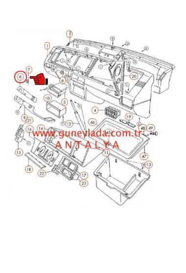 DİREKSİYON KAPLAMASI ÜST Siyah  [Favorit LX ,Forman LX,Pickup]