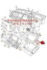 TORPİDO KAPAĞI Kahve [Skoda Favorit L,Forman L,Pickup] 11